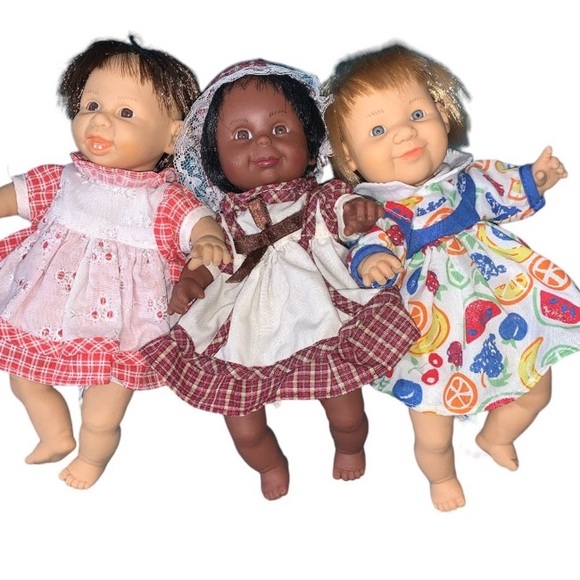 3 Vintage Gi-Go toys My Palm Pals 8" expressive funny faces - Picture 1 of 12